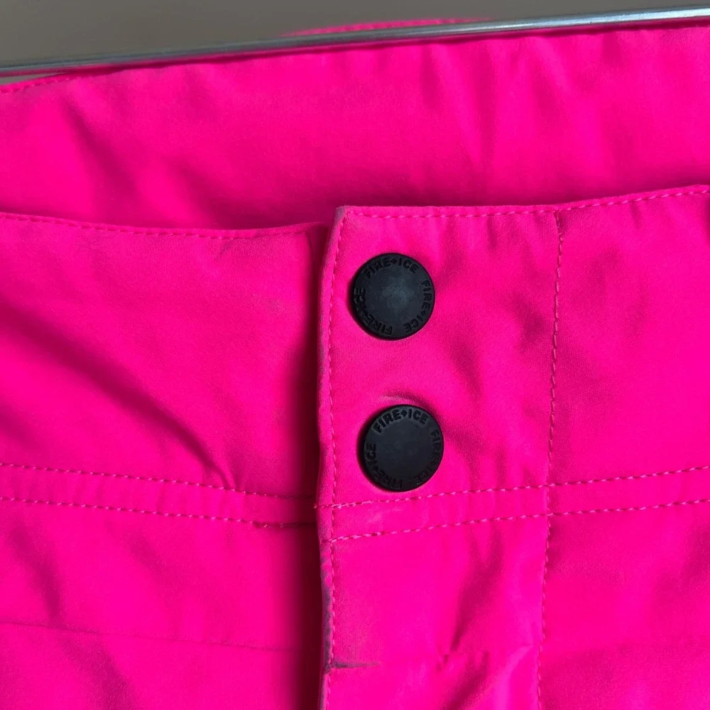 Bogner Fire+Ice Ski Pants Neon Hot Pink Snowboard Winter Technical Size 8 US